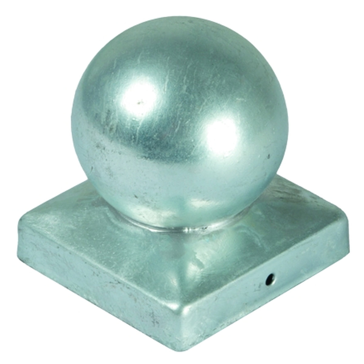 Pfostenabdeckung aus Metall 9 x 9 cm
Kugel Feuerverzinkt