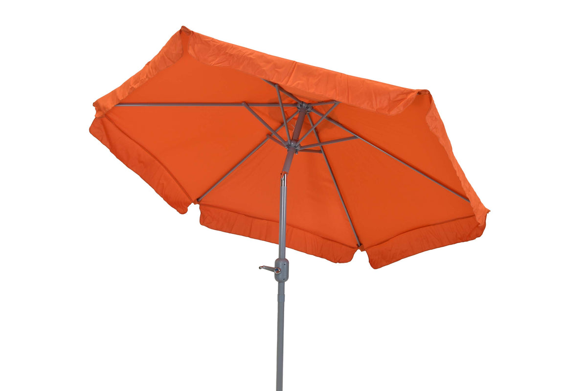 Schirm, Ø 230 cm, 38 mm Rohr, terracotta