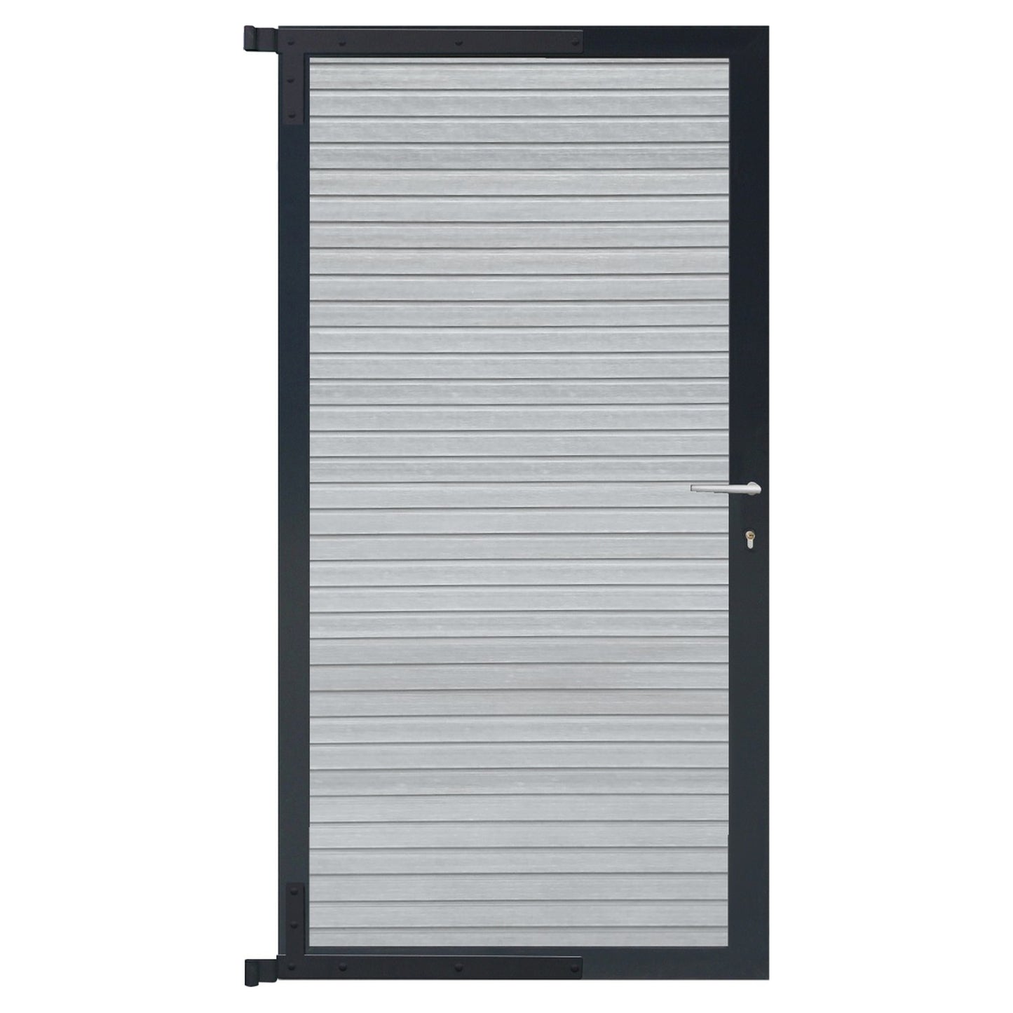 WAREN-Tor-Komplettset
90 x 173 cm, Füllung smoke white
Rahmen anthrazit