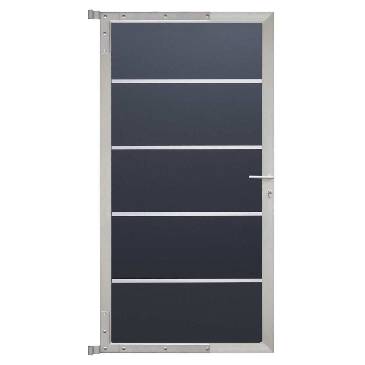 FARÖ-Tor-Komplettset
90 x 173 cm, anthrazit/silber