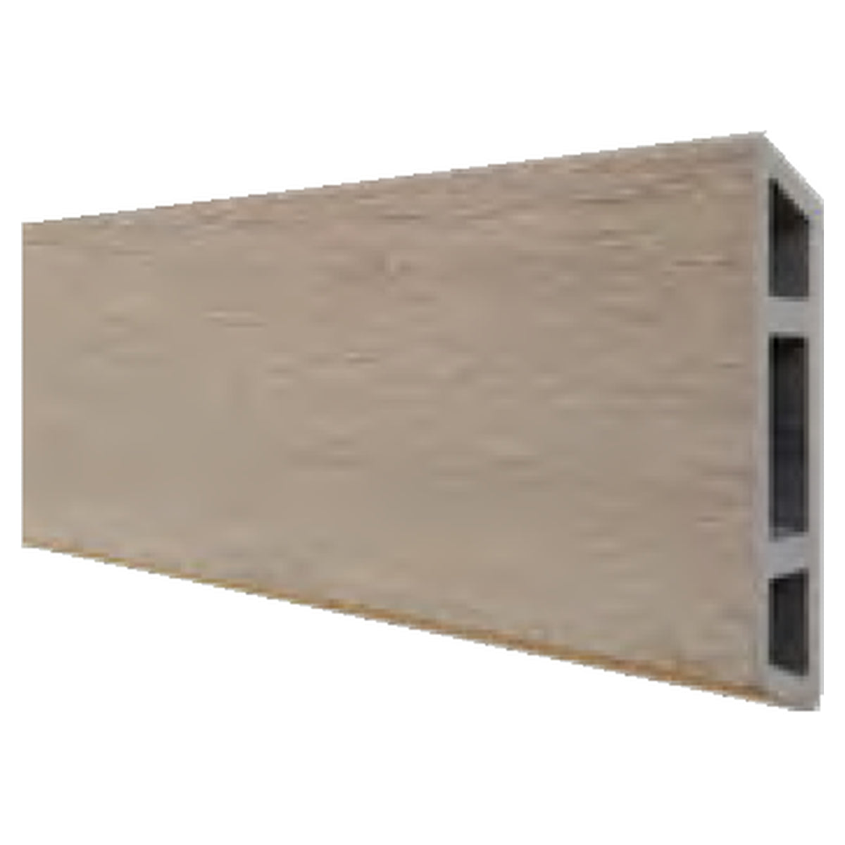 HANÖ-Serie SAND 21 Lamellen 20 x 75/68 x 1793 mm BPC-Rhombus-Steckzaun