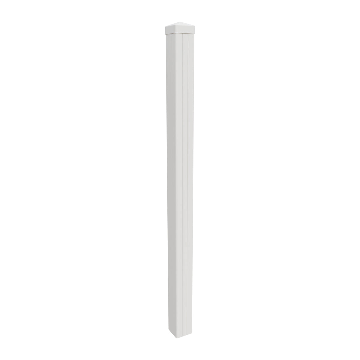 ALASKA-Serie Pfosten
11,7 x 11,7 x 240 cm, inkl. 3 PVC-Leisten
zum einbetonieren, PVC weiß, kartonverpackt