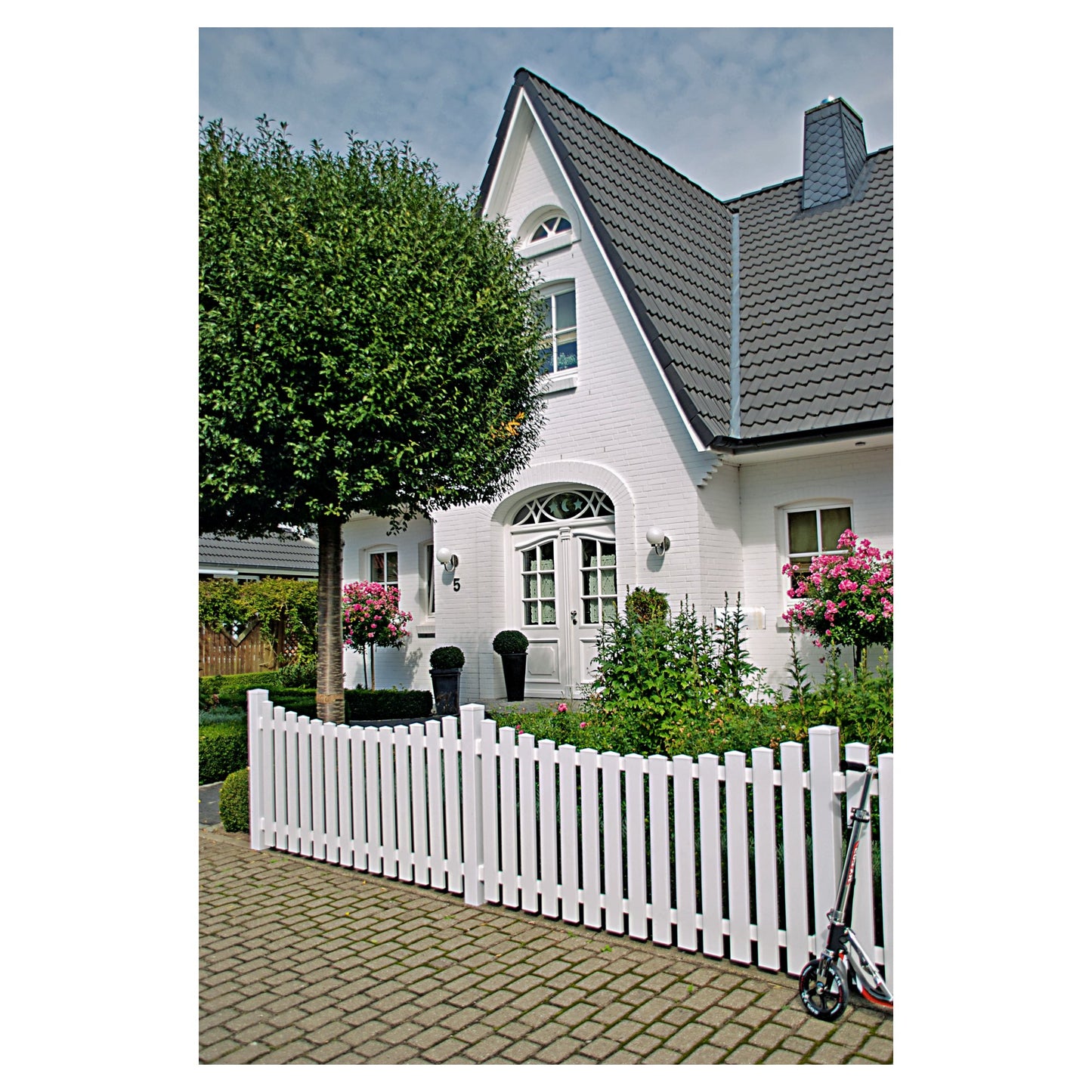 LIGHTLINE Vorgarten Tiefbogen, weiß
180 x 80/70 cm
