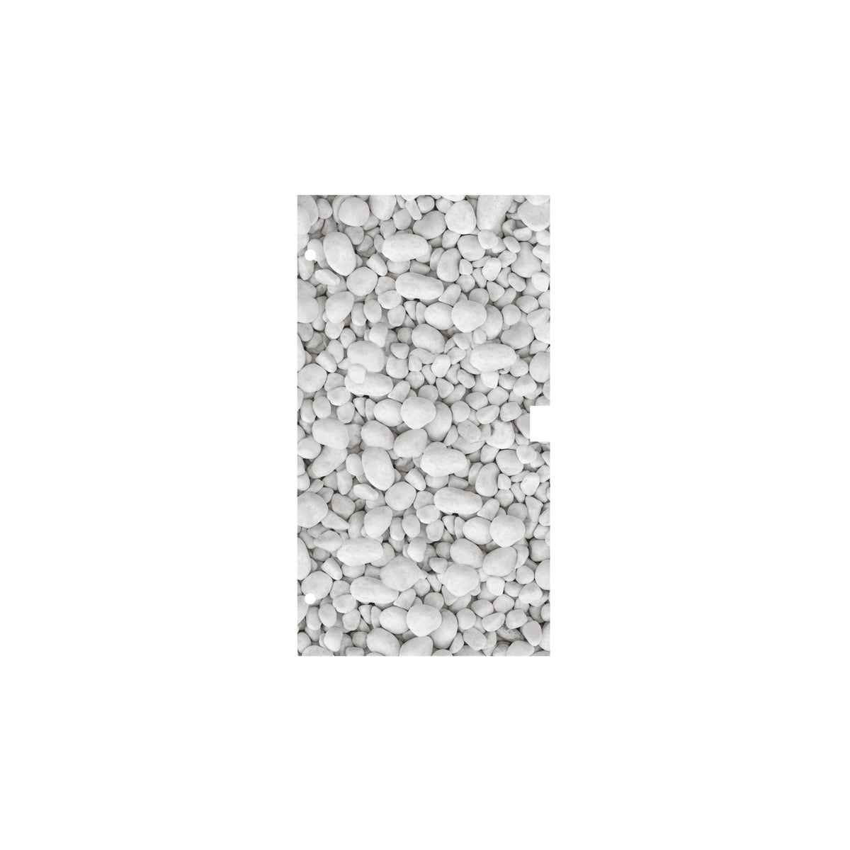 VETRO TÜR-Glasscheibe KIESEL
987 x 1800 mm, DIN Links
Motivdruck Kieselsteine 46/22