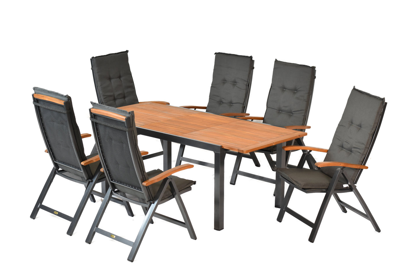 Tilos Set 13tlg.
Aluminium/Akazie