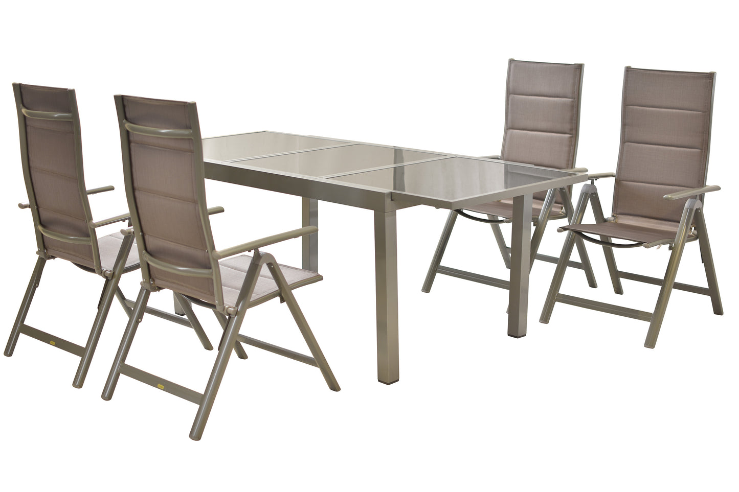 Taviano Set 5tlg.
Aluminium/Textil