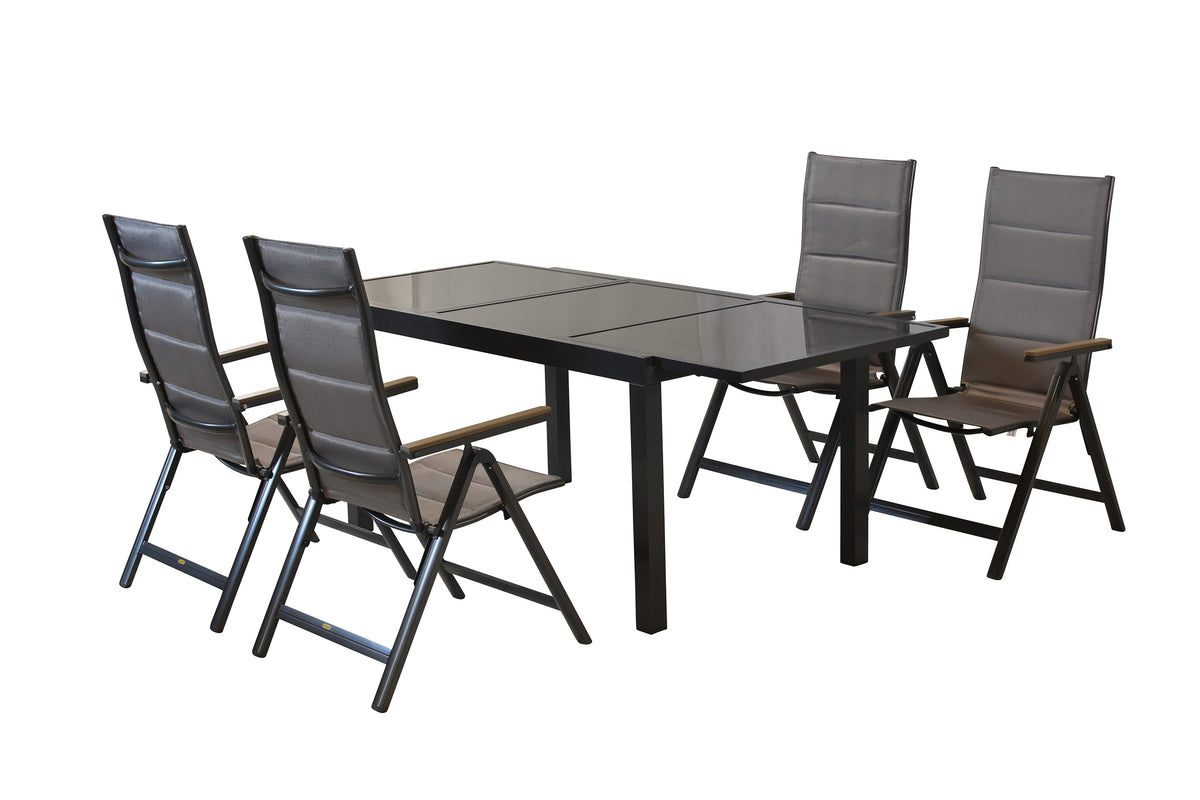 Trivero Set 5tlg.
Aluminium/Textil