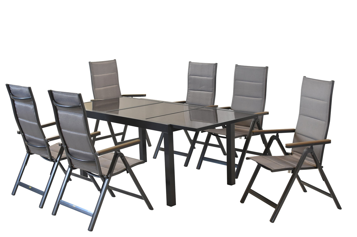 Trivero Set 7tlg.
Aluminium/Textil