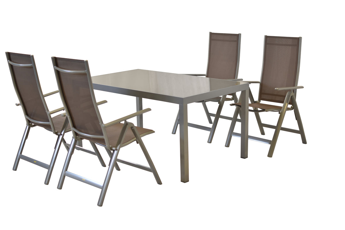 Carrara Set 4tlg.
Aluminium/Textil