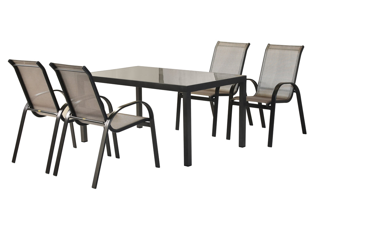 Amalfi Set 5tlg.
Aluminium/Textil