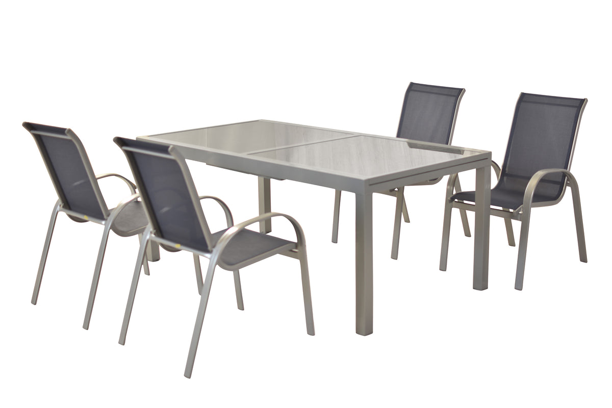 Amalfi Set 5tlg.
Alu/Textil