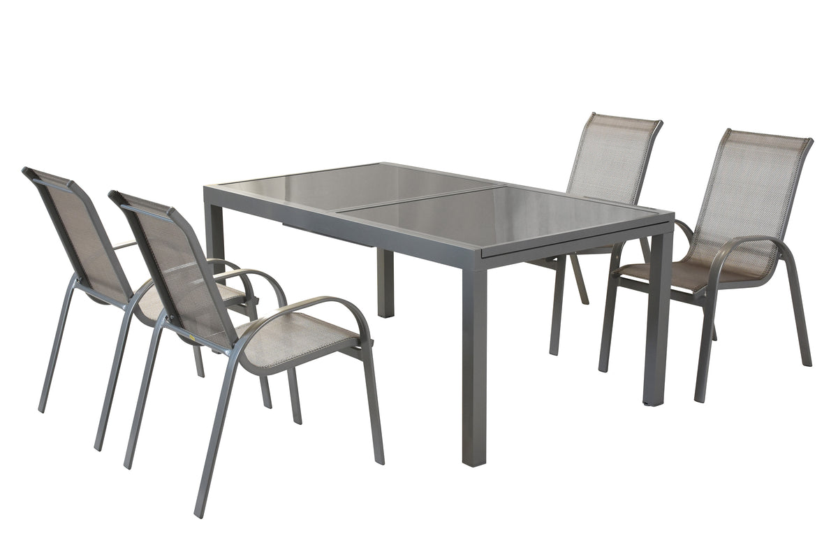 Amalfi Set 5tlg.
Alu/Textil