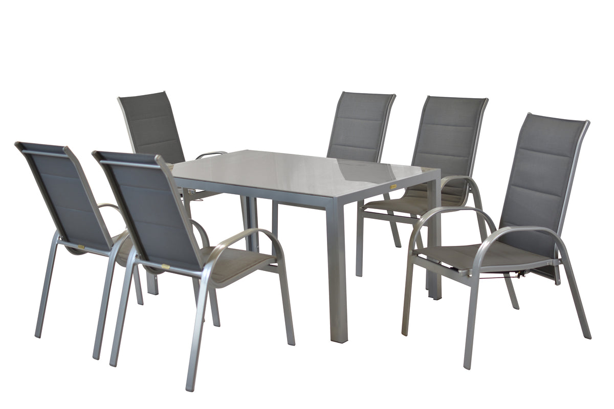 Amalfi Set 7tlg.
Alu/Textil