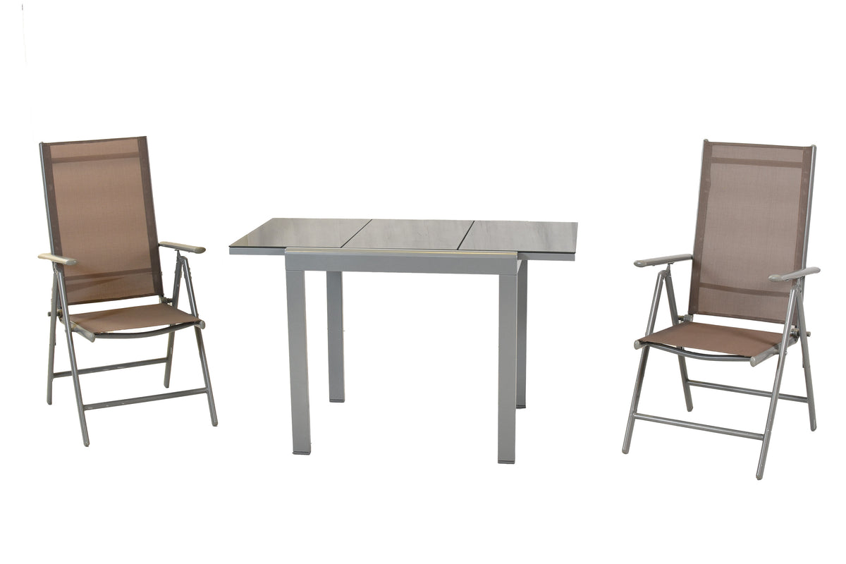 Amalfi Set 3tlg.
Alu/Textil