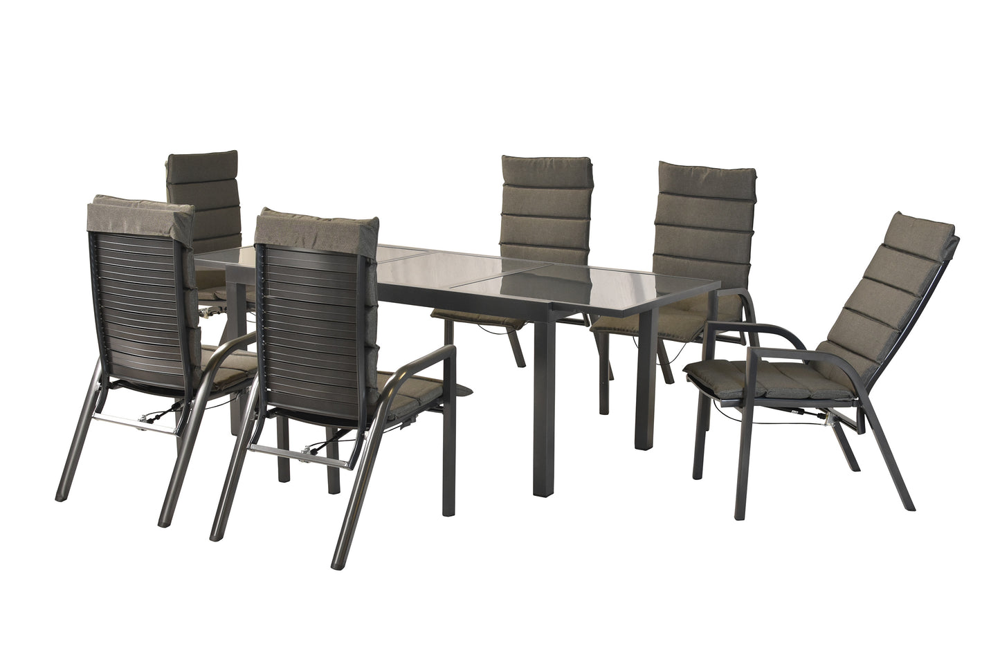 Siros Set 13tlg.
Aluminium/Akazie