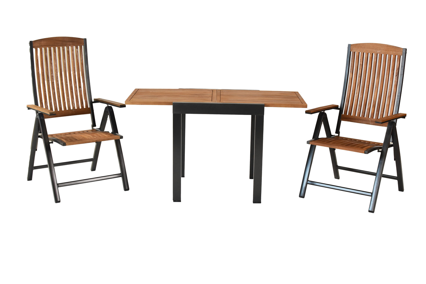 Athos Set 3tlg.
Aluminium/Akazie