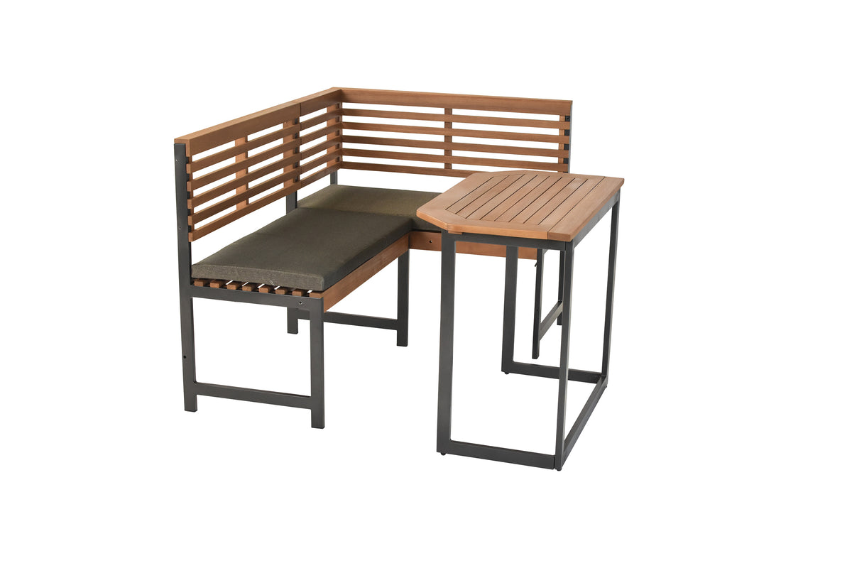 Eckbank Set
Aluminium/Akazie
