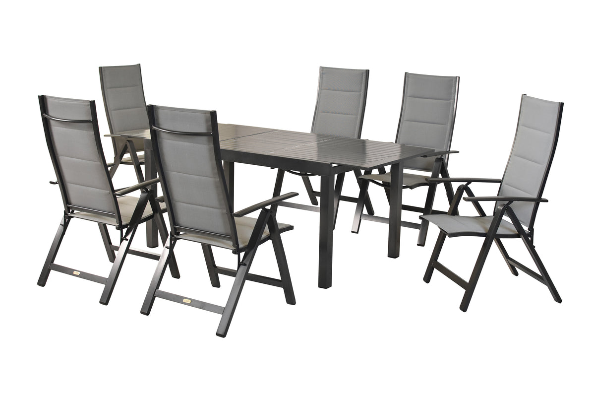7tlg. Florenz Set
Aluminium/Textil
