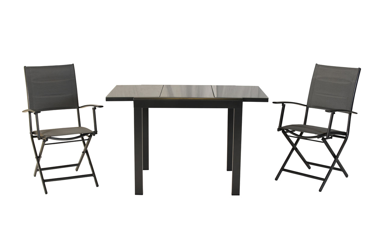 Florenz Set 3tlg.
Aluminium/Textil
