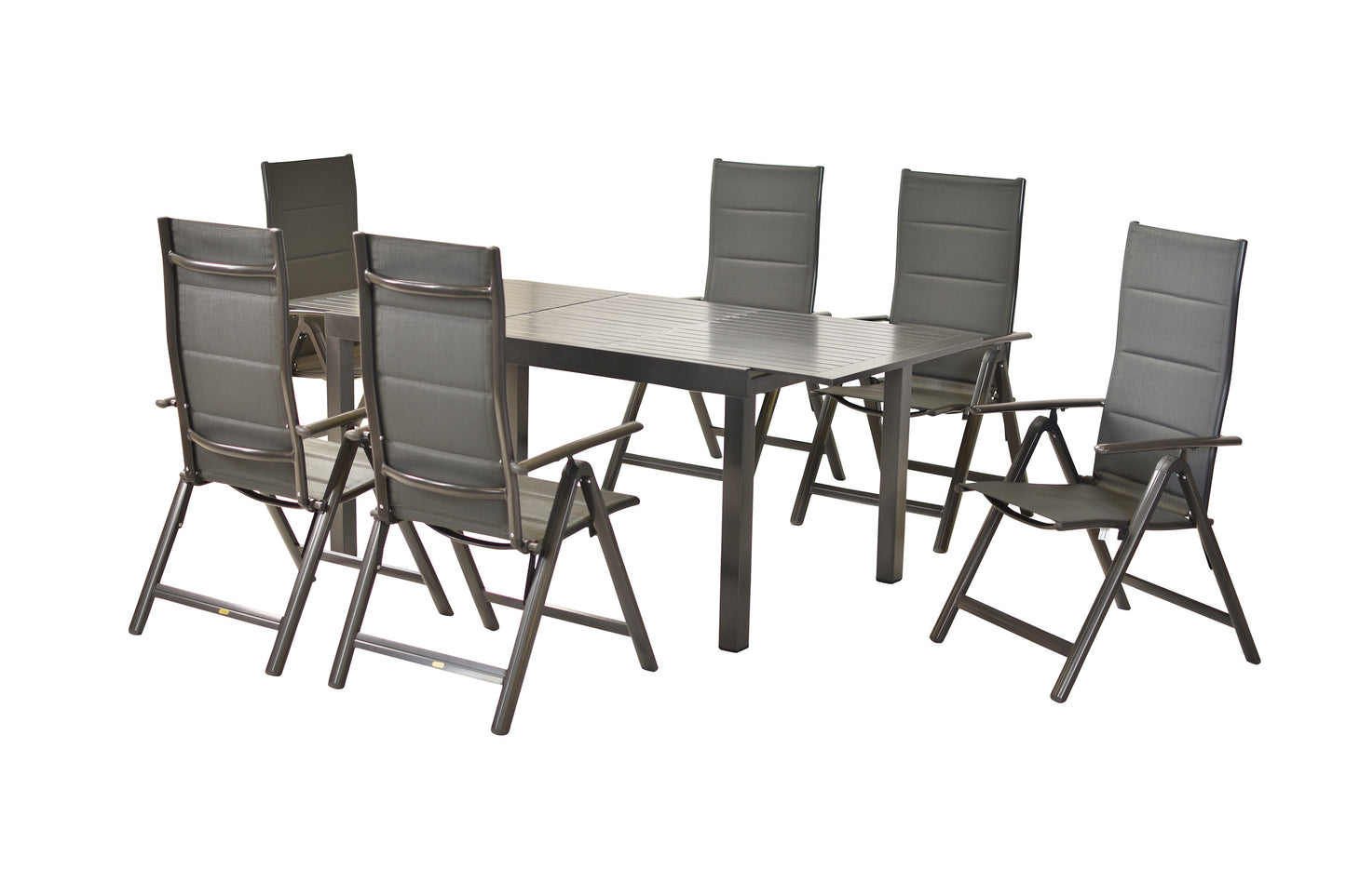 Taviano Set 7tlg.
Aluminium/Textil