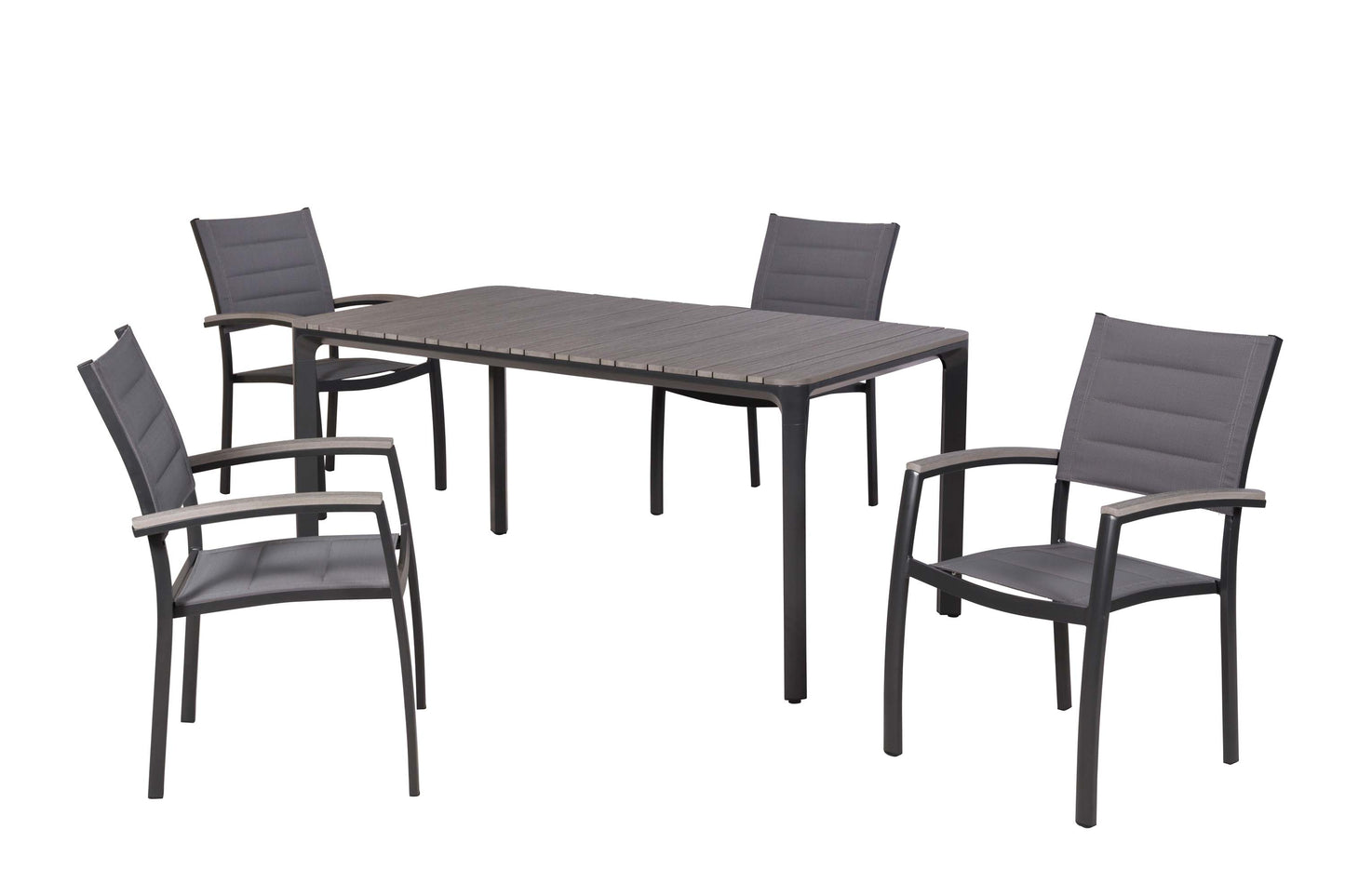 Pisa Set 5tlg., graphit
Aluminium/Textil