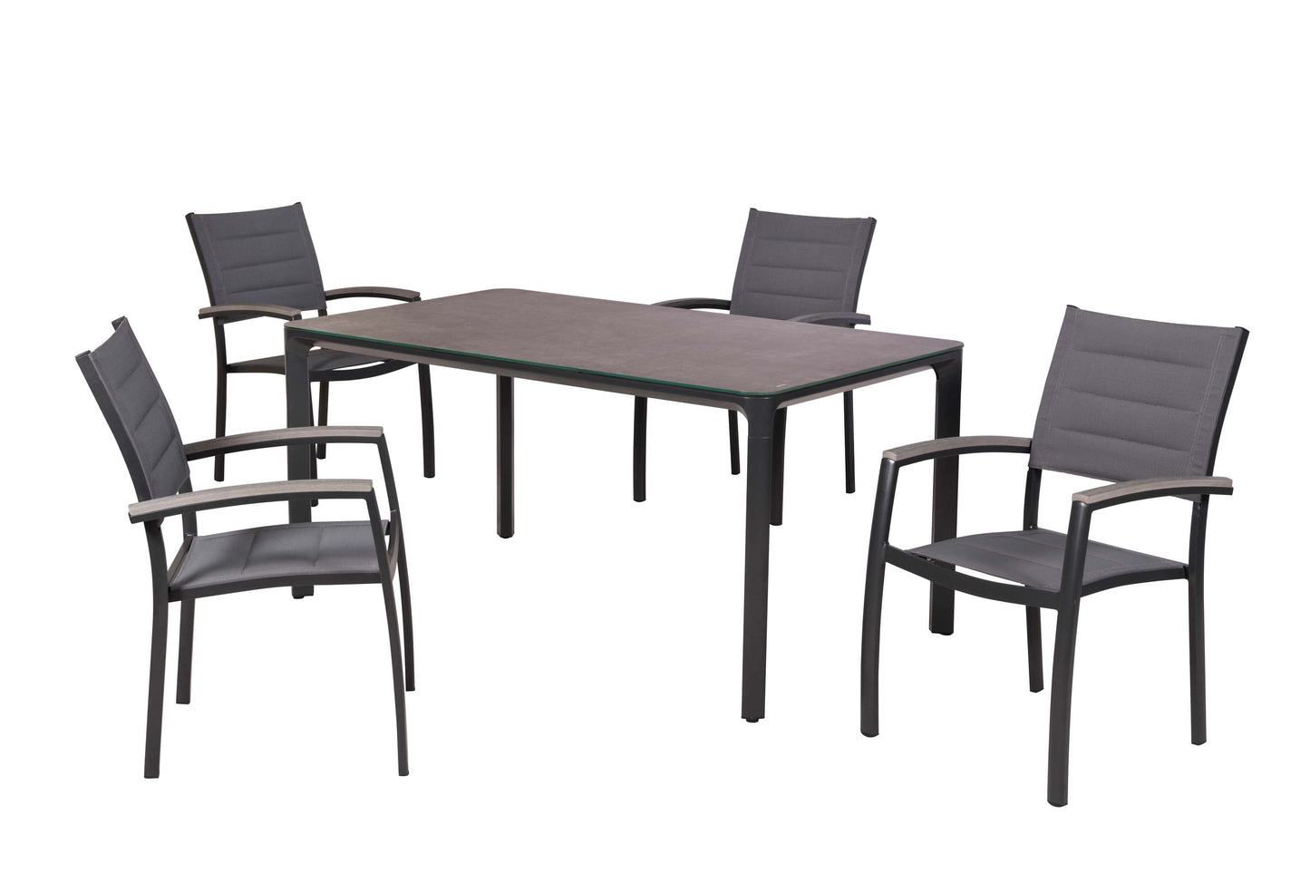 Pisa Set 5tlg., graphit
Aluminium/Textil
