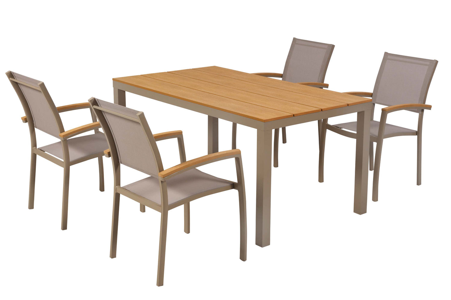 Piemont Set 5tlg.
Aluminium/Textil