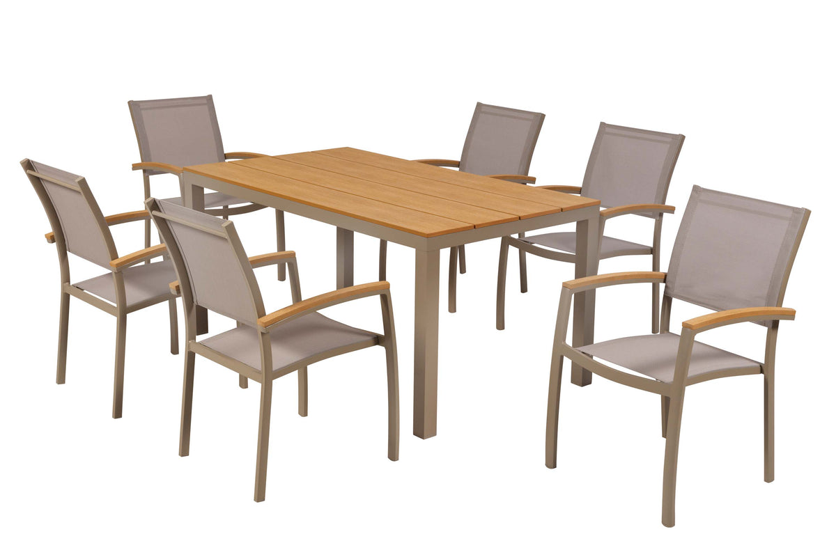 Piemont Set 7tlg.
Aluminium/Textilv