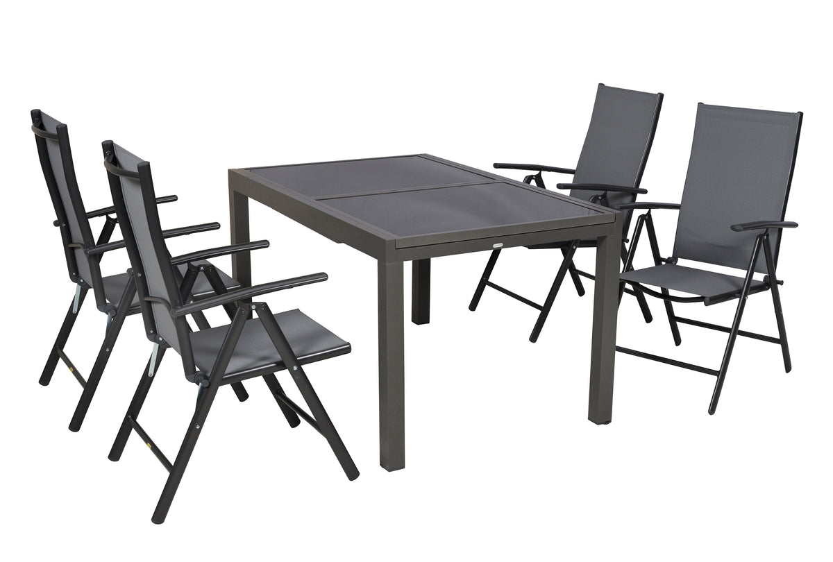 Amalfi Set 5tlg.
Aluminium/Textil