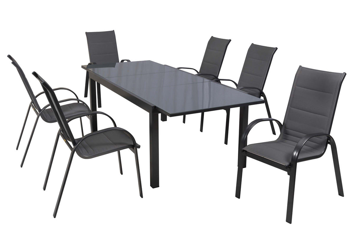 Amalfi Set 7tlg.
Alu/Textil