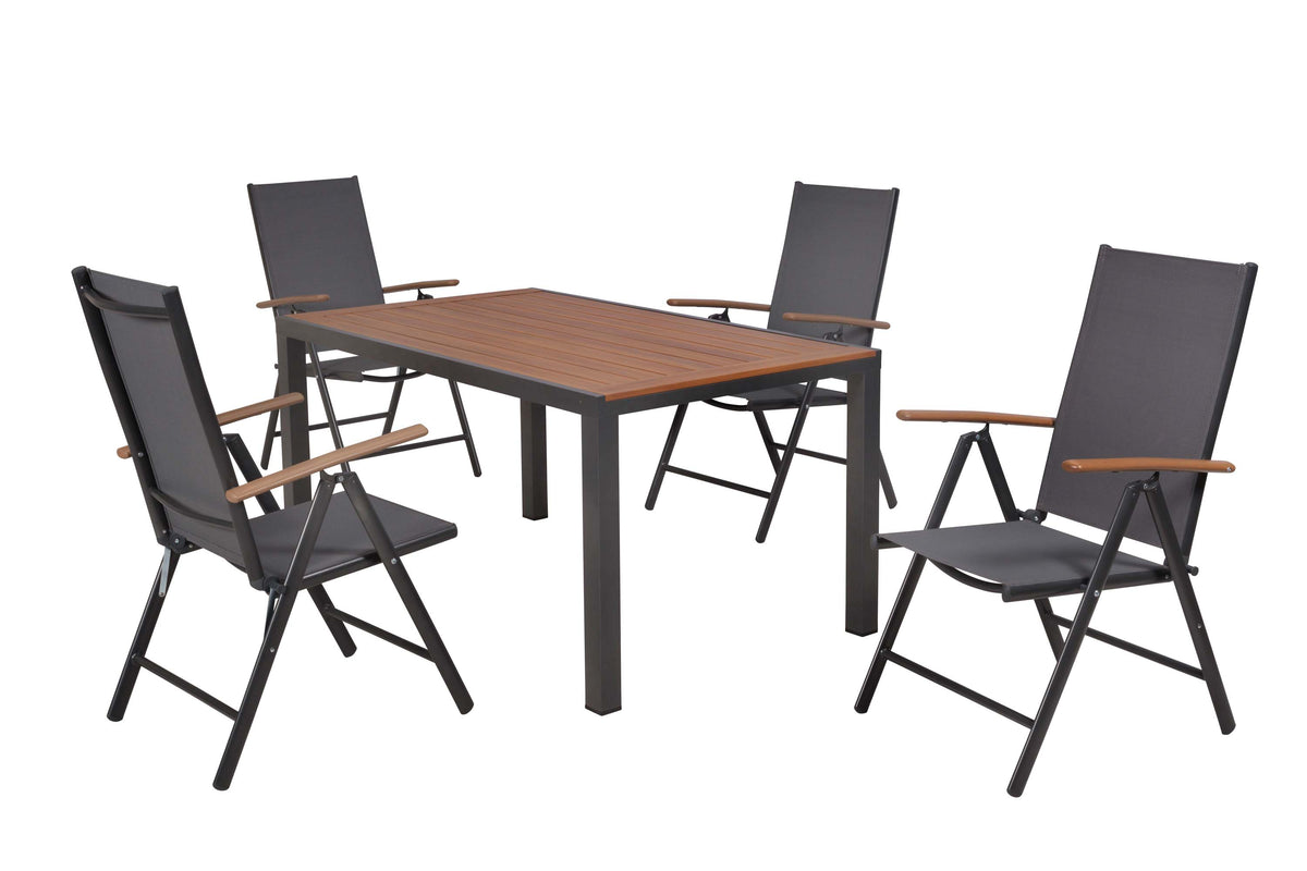 Valenza Set 5tlg.
Aluminium/Textil