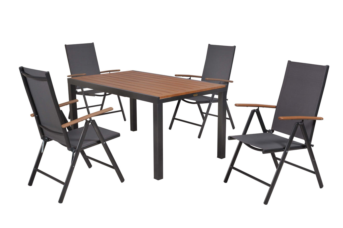 Valenza Set 5tlg.
Aluminium/Textil