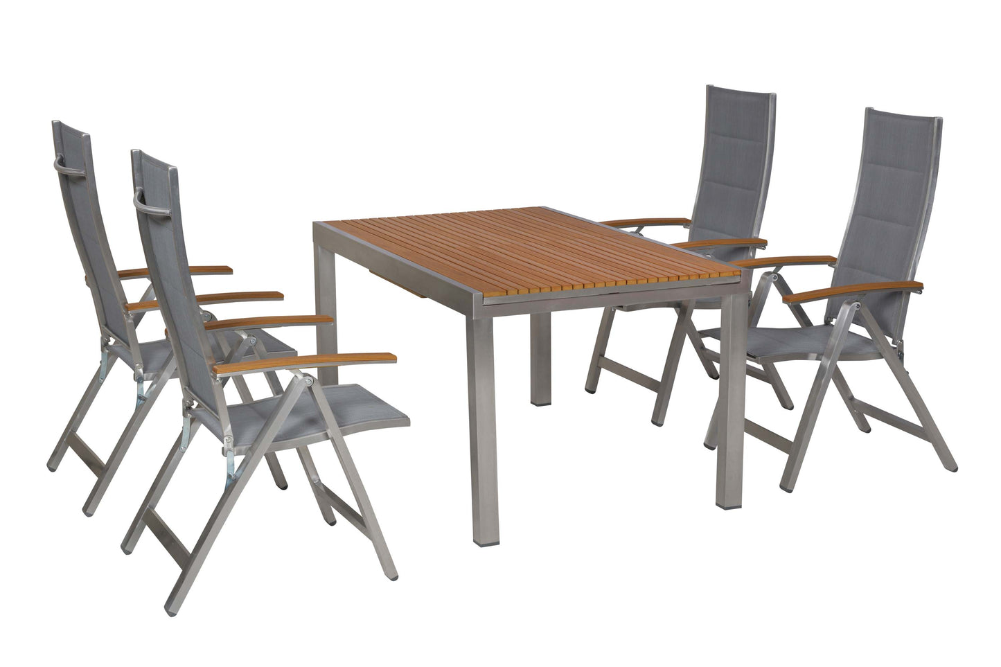 San Remo Set 5tlg.
Aluminium/Textil