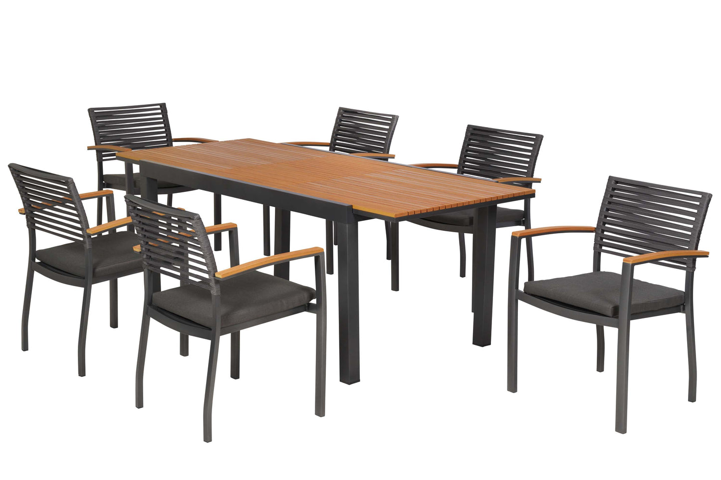 Parella Set 7tlg.
Aluminium/Textil