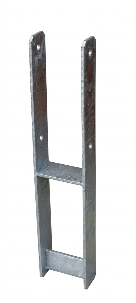 H-Pfostenanker 91 x 600mm, komplett