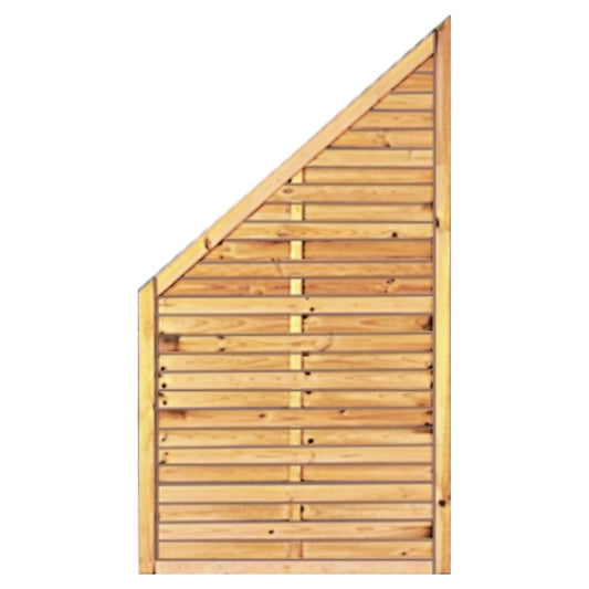 Lamellenzaun-ECKE 100 x 180/90 cm
Rahmen 34/54 mm