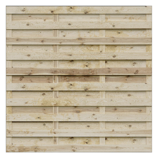 SKALÖ-Serie kdi-grün
180 x 180 cm, Bretter sägerau, ca. 10 x 100 mm
Riegel 15/70 mm, mit Baumkante