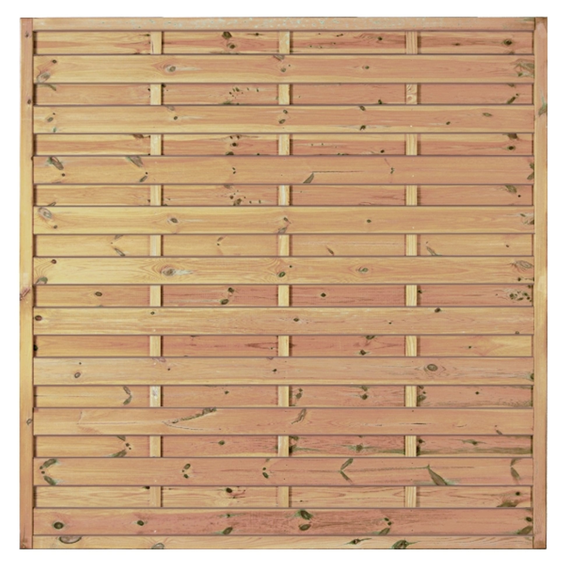Maxi-Massiv-Zaun 180 x 180 cm
Rahmen 45/45 mm, kdi grün
Lamellen geriffelt & geschraubt