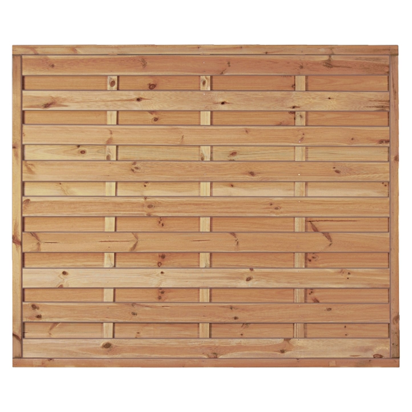 Maxi-Massiv-Zaun 180 x 150 cm
Rahmen 45/45 mm, kdi grün
Lamellen geriffelt & geschraubt