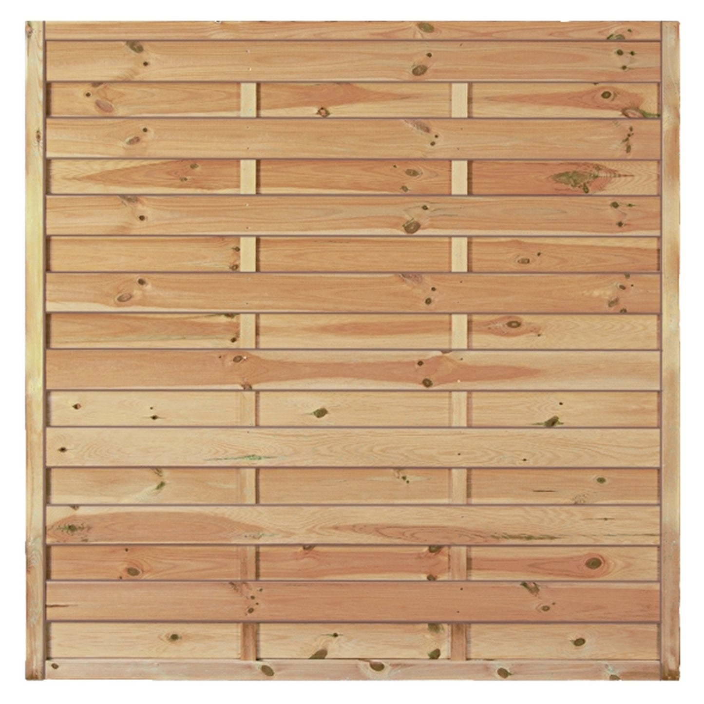 Maxi-Massiv-Zaun 150 x 150 cm
Rahmen 45/45 mm, kdi grün
Lamellen geriffelt & geschraubt