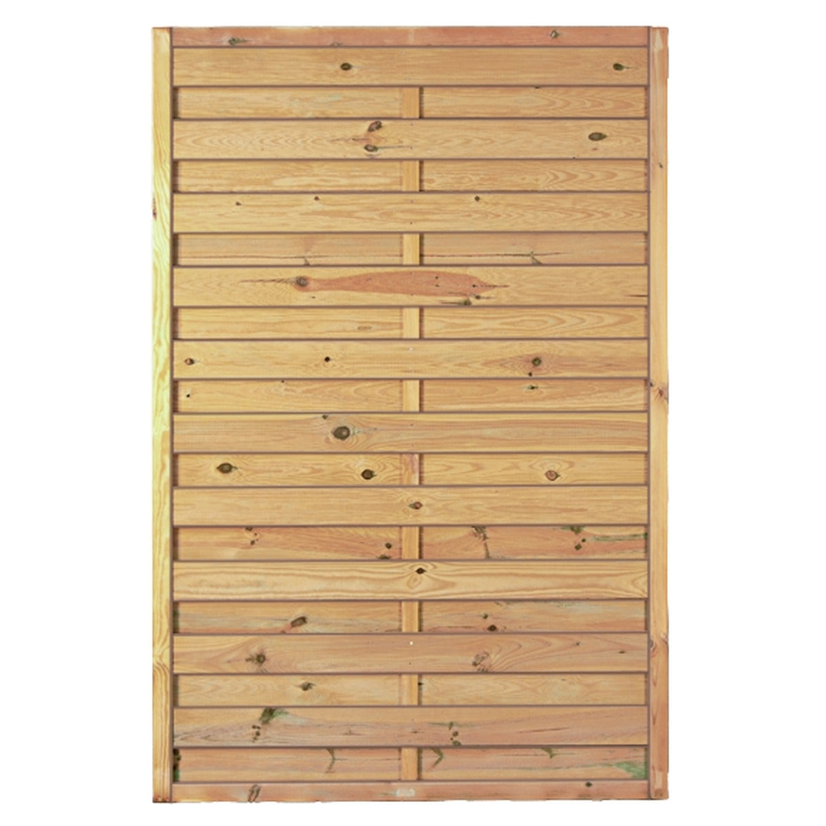 Maxi-Massiv-Zaun 120 x 180 cm
Rahmen 45/45 mm, kdi grün
Lamellen geriffelt & geschraubt