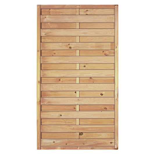 Maxi-Massiv-Zaun 100 x 180 cm
Rahmen 45/45 mm, kdi grün
Lamellen geriffelt & geschraubt