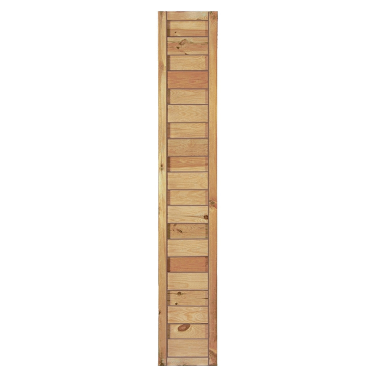 Maxi-Massiv-Zaun 30 x 180 cm
Rahmen 45/45 mm, kdi grün
Lamellen geriffelt & geschraubt