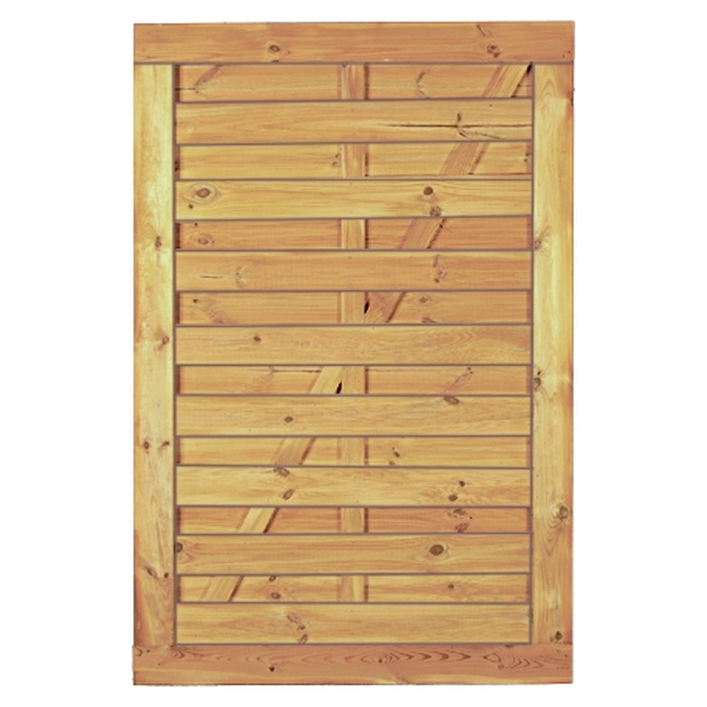 Maxi-Massiv-Tor 100 x 150 cm
Rahmen 45/90 mm, ohne Beschlag, kdi grün
Lamellen geriffelt & geschraubt
