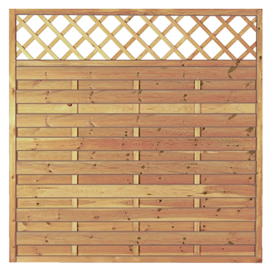 Maxi-Massiv-Ranki 180 x 180 cm
Rahmen 45/45 mm, kdi grün
Lamellen geriffelt & geschraubt