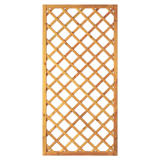Diagonal-Rankzaun 90 x 180 cm
MW 10 x 10 cm, Rahmen 45/45 mm, kdi grün
Leisten 12 x 30 mm, genagelt