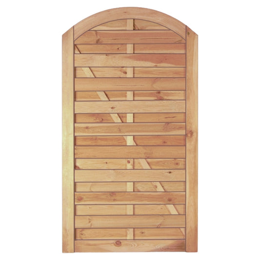 Maxi-Bogen Tor 100 x 180/160 cm
Rahmen 45/90 mm, ohne Beschlag, kdi grün
Lamellen geriffelt & geschraubt