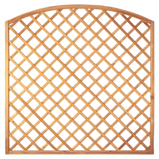 Bogen-Rankzaun-Serie 180 x 180/160 cm
MW 10 x 10 cm, Rahmen 45/45 mm, kdi grün
Leisten 12 x 30 mm, genagelt