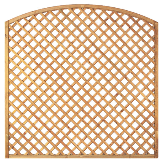 Bogen-Rankzaun-Serie 180 x 180/160 cm
MW 6 x 6 cm, Rahmen 45/45 mm, kdi grün
Leisten 12 x 30 mm, genagelt