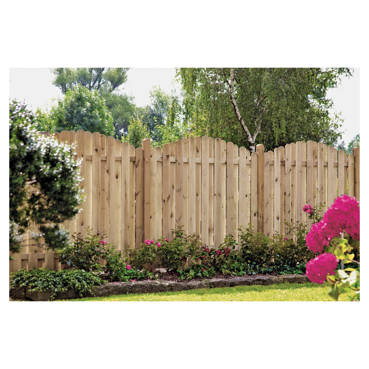 LIEKE-Serie Bogen 180 x 180/160 cm
ohne Rahmen, kdi grün
Lamellen 14 x 120 mm, geschraubt
